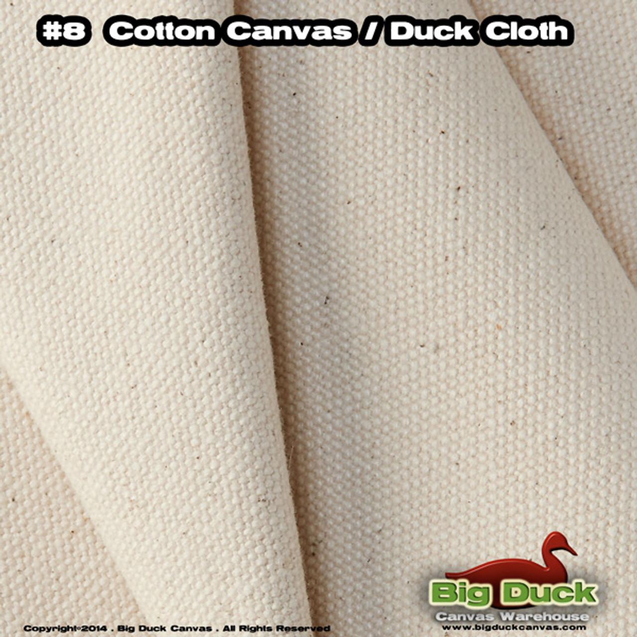All cotton heavyweight canvas 18 oz