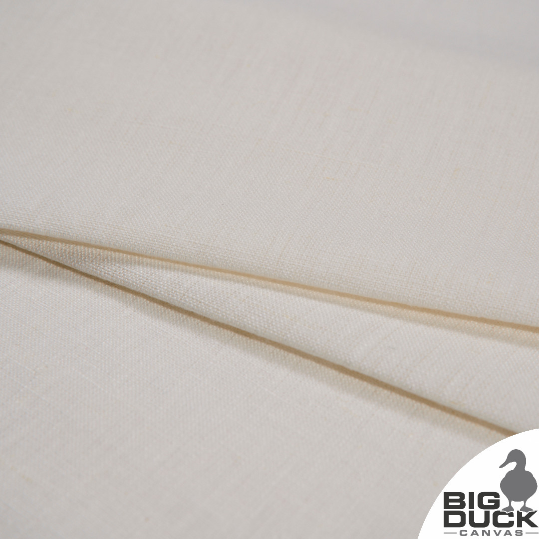Linen Fabric | Linen Fabric by the yard | Saxony | Bone White