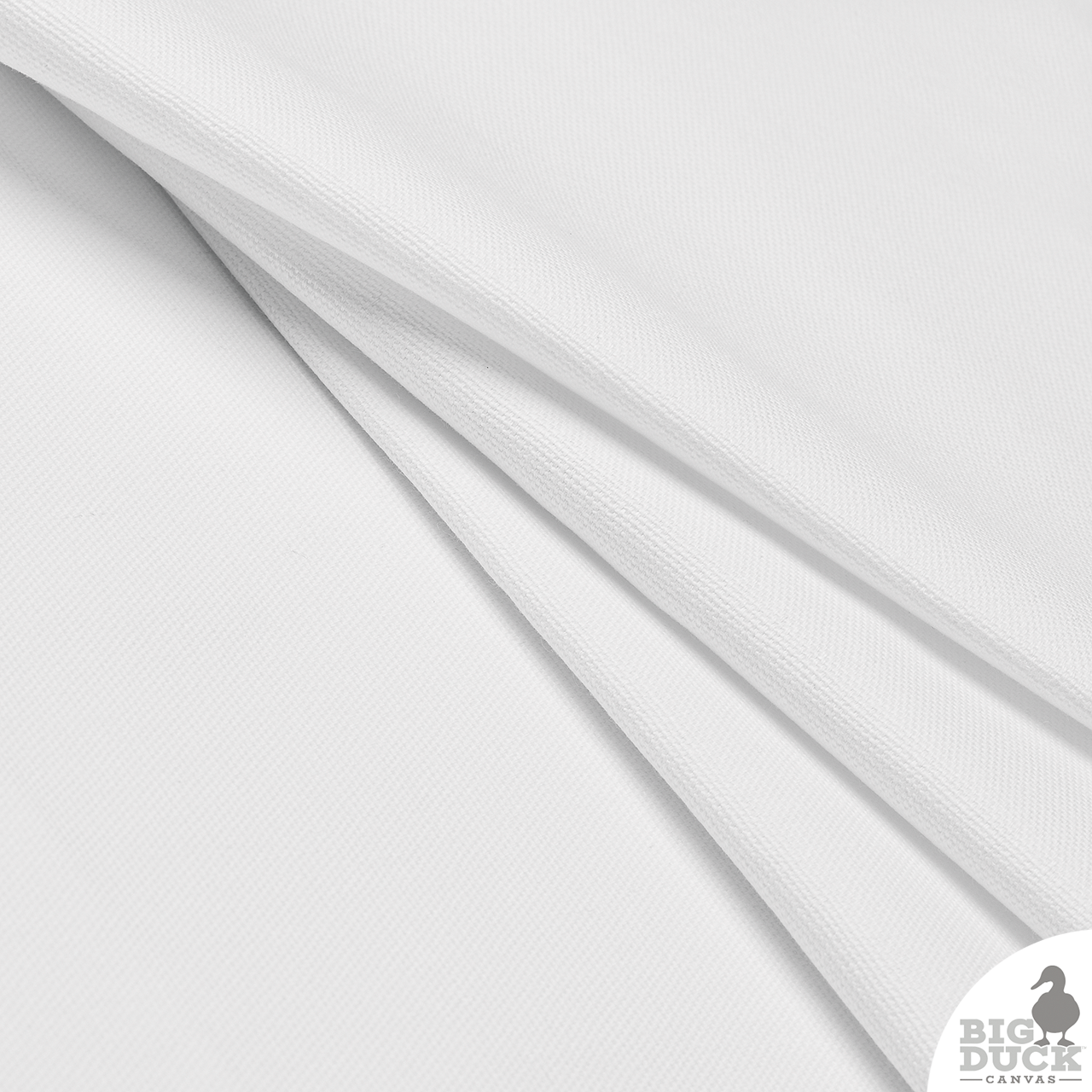 Pure White-Cotton Canvas Duck 10oz Fabric Preshrunk