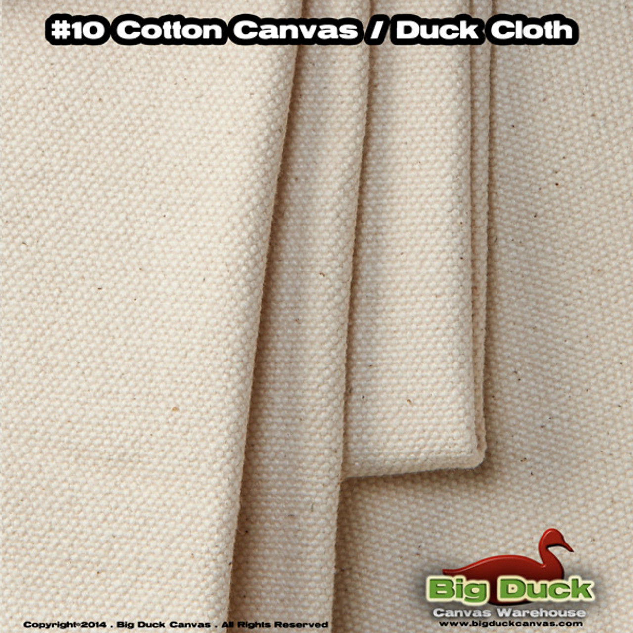 10oz Natural Cotton Duck Canvas - JT'S Fabrics Canada