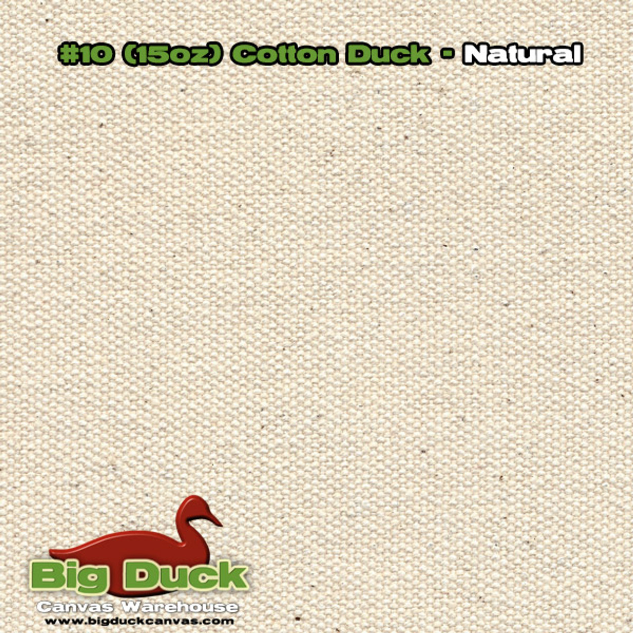 #10/48 Cotton Canvas Duck (15 oz) - Natural