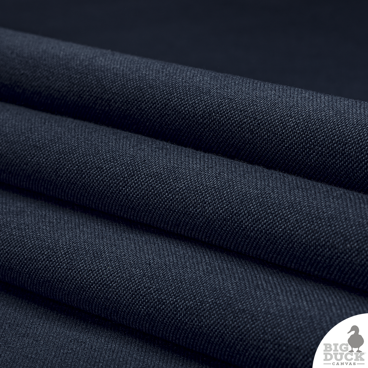 Cotton Canvas Fabric in Navy Blue