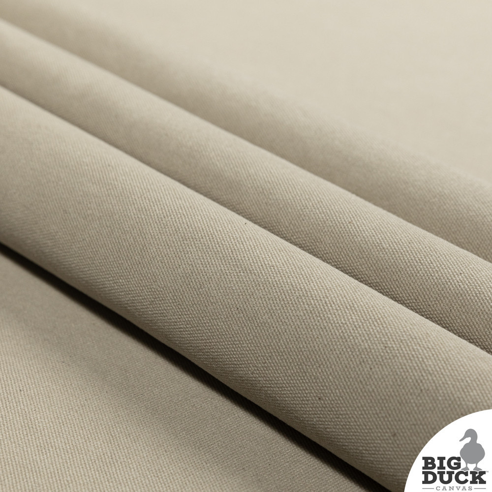 12oz Stone Washed Cotton Canvas Fabric | Stone Brook | Light Brown