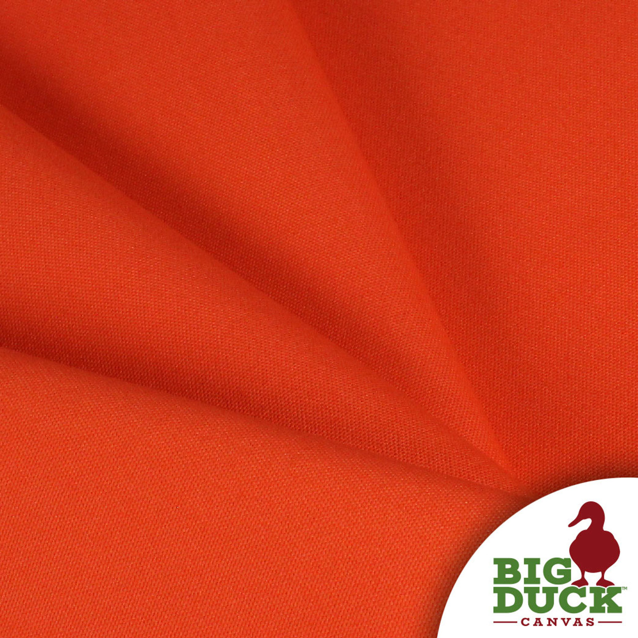 12oz Heavyweight Cotton Duck Orange (Popular FACTORY SECONDS)