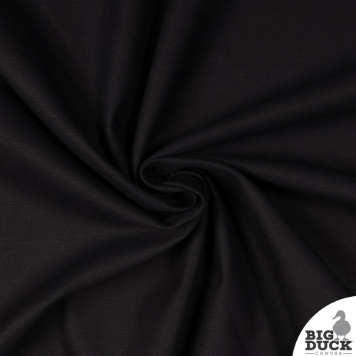 Cotton Bull Denim - Black Cotton Fabric - Fabric for slipcovers 12oz