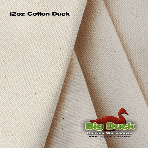 Natural 12oz/60" Cotton Canvas/Duck Cloth
