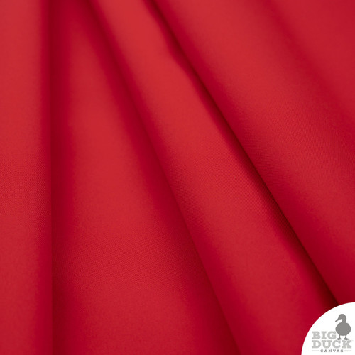 600 D Red Polyester, Water Repellant Fabric 
