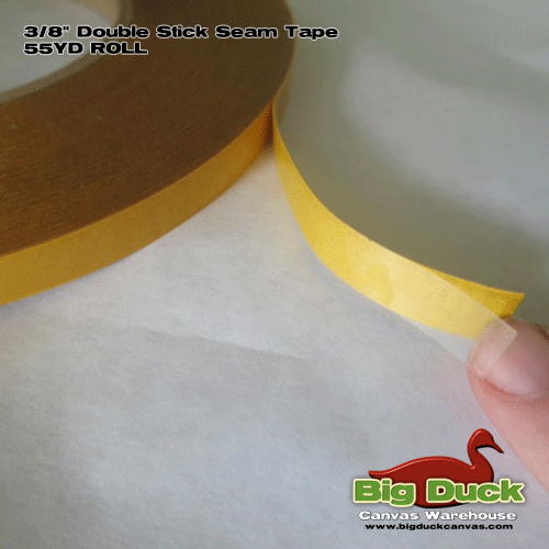 Double Stick Seam Sealer Tape for Canvas Fabrics Waterproof Seams 3/8