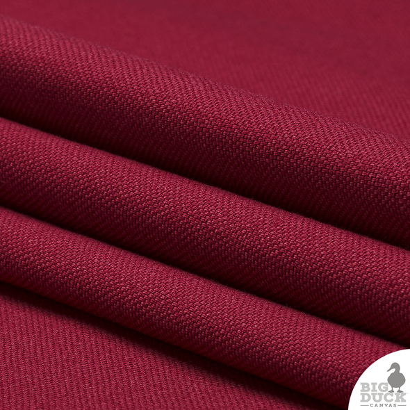 Beet Red 10oz cotton canvas — medium-weight canvas fabric for bags, upholstery, and cornhole bags