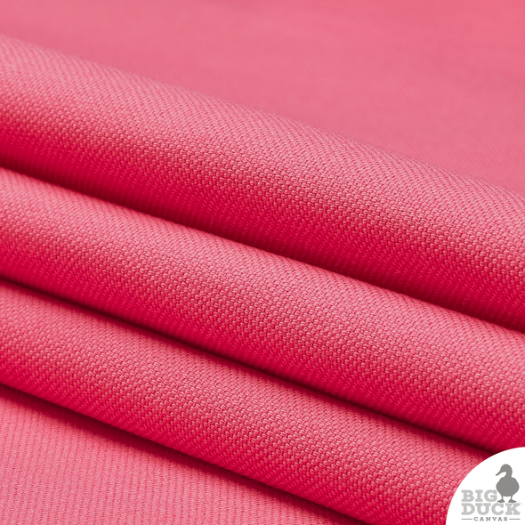 Folded Carmine Rose fabric showing medium weight and soft structure — ideal for curtains or panels.