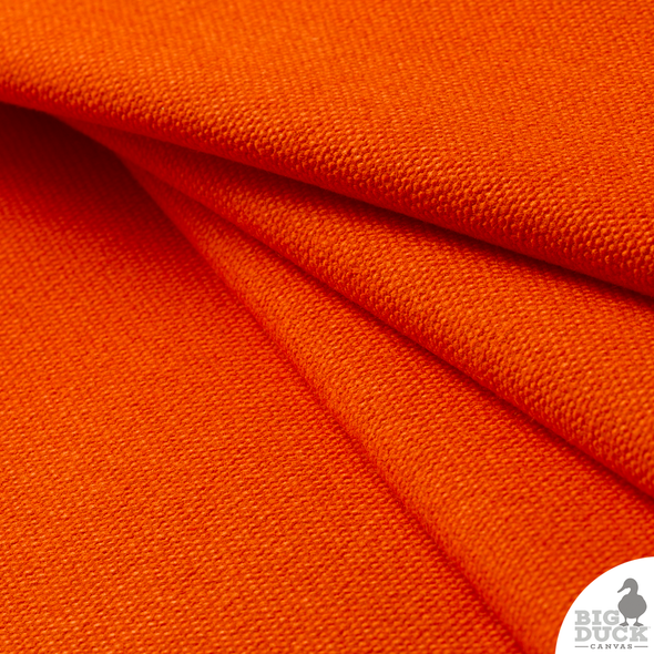 Canvas for Canoes - Heavy Duty Canvas - Orange Cotton Canvas - Canvas for upholstery