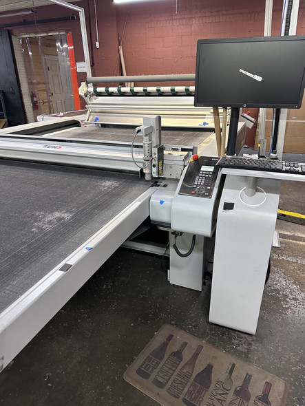 Zund S3 L-1600 CNC CUTTER  with Overhead Camera System and Auto Roll Feeder 