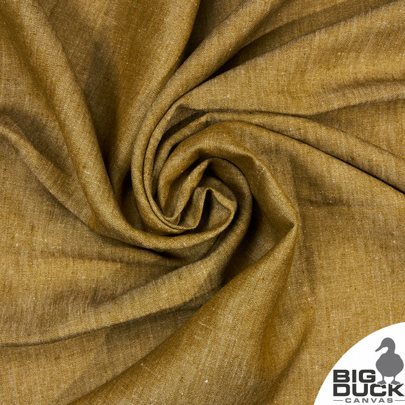 Golden Fern Linen Fabric by the yard - 9oz. - Wholesale