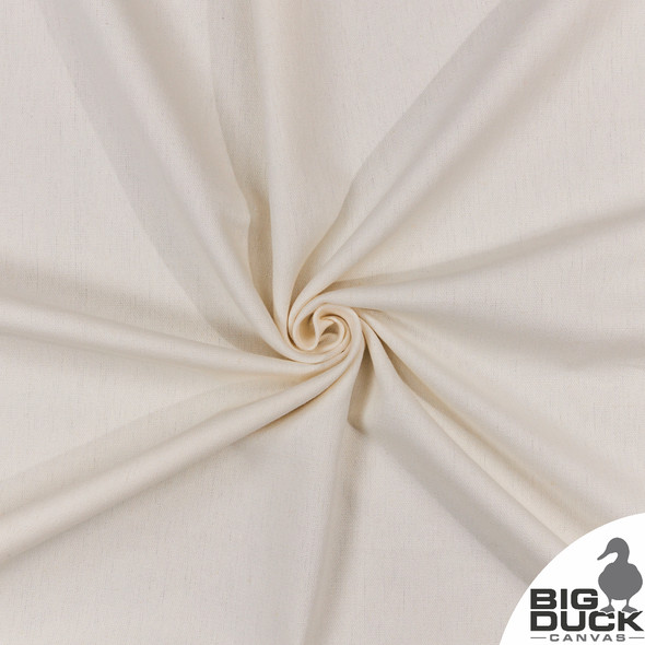 White Linen and Cotton Fabric by the yard - 12 oz. Bone