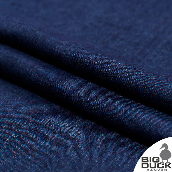 100% linen fabric - indigo blue - Saxony - Wholesale 100% linen fabric - indigo blue - Saxony - Wholesale