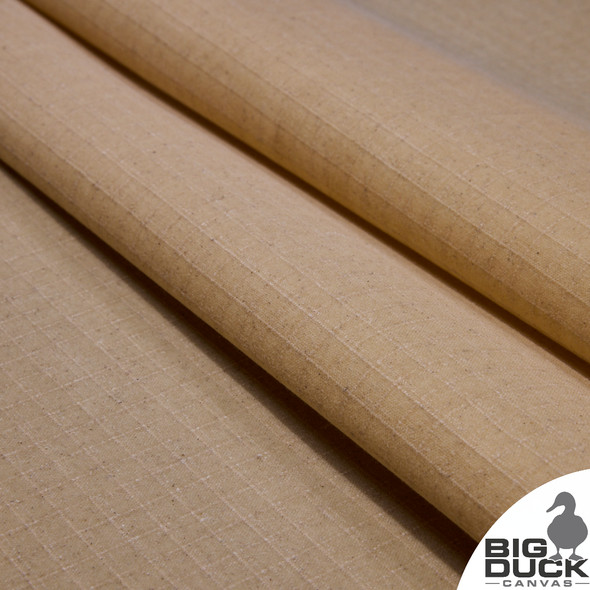 Waxed Cotton Duck Cloth Canvas - Natural Waxed Cotton Duck Cloth Canvas - Natural