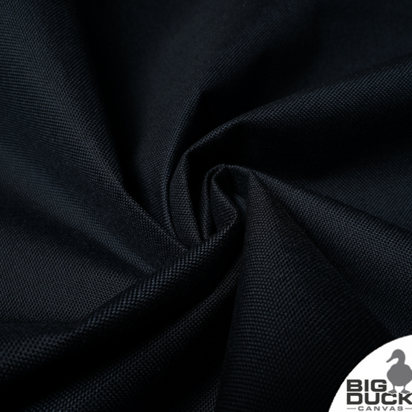 Black heavy duty nylon fabric waterproof for outdoors