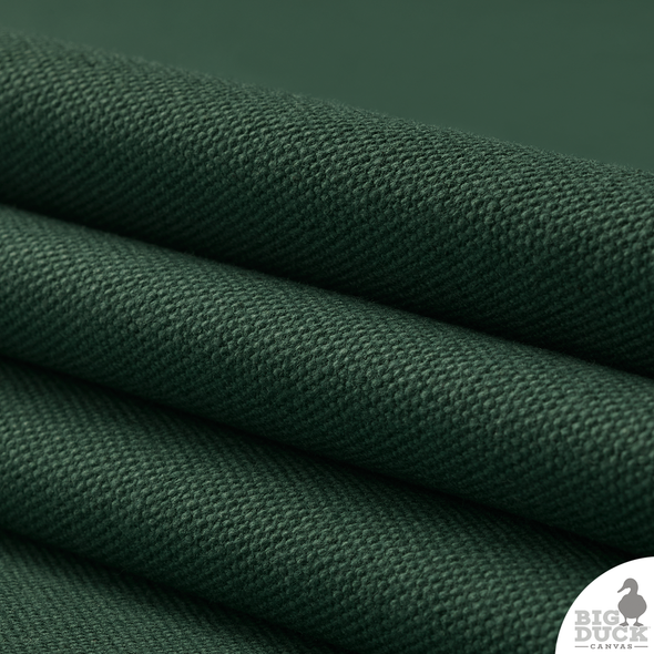 Forest Green Cotton Duck Cloth - Heavy Duty Canvas - Canvas for bags