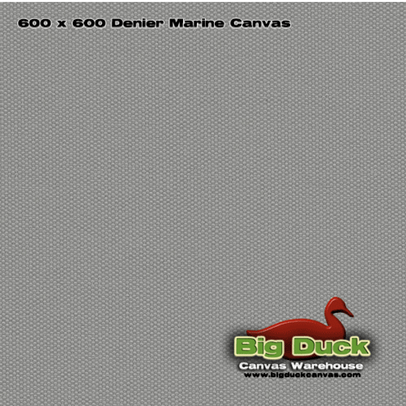 Marine/Awning Outdoor Canvas Fabric - 600 Denier (SILVER)
