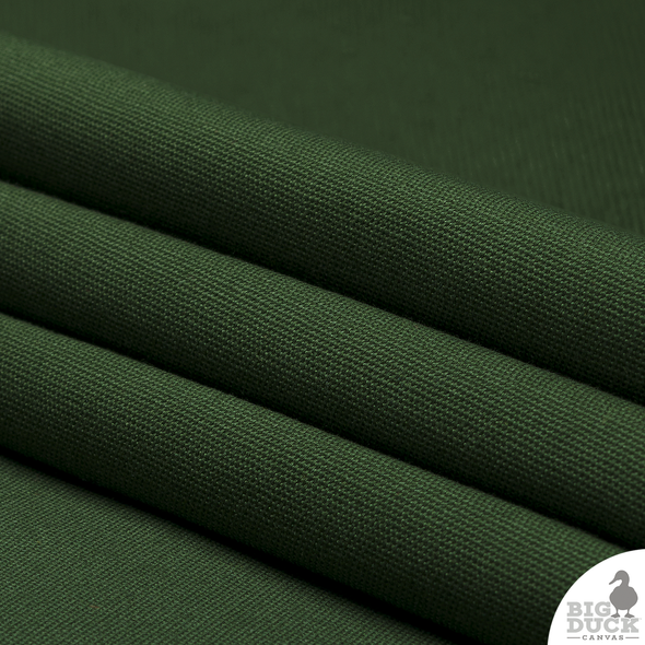Hunter Green Canvas Used for Tote Bags, Cornhole Bags, and Outdoor Gear