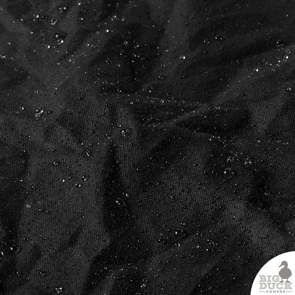 Waxed Canvas Fabric - Black - 10.10 oz. canvas waxed Waxed Canvas Fabric - Black - 10.10 oz. canvas waxed