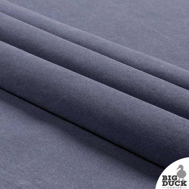 Slipcover fabric Vintage stone washed cotton canvas fabric - Harbor Blue 