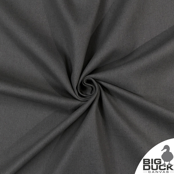 12oz. Linen and Cotton Fabric in Charcoal Grey - Iron vail
