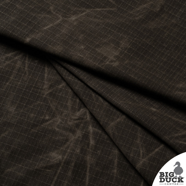Ripstop Waxed Canvas - Cotton Ripstop Fabric - Waterproof Canvas - Cotton Wax Cloth Fabric