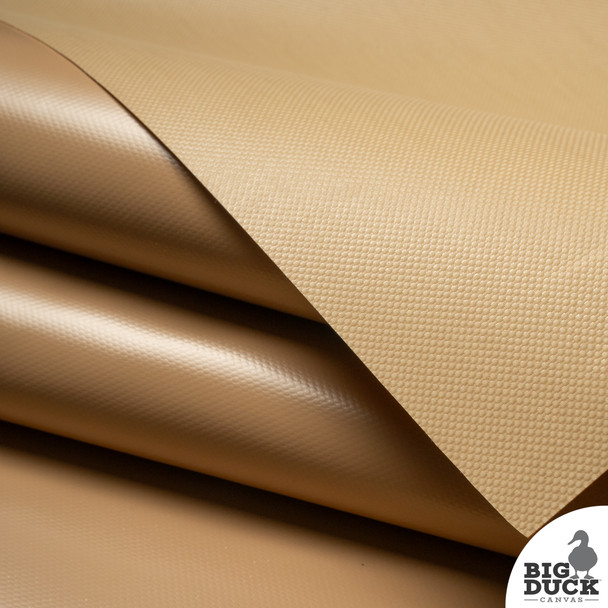 Textured vinyl fabric for industrial use - Tan