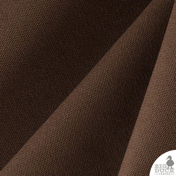 #8/60" 18oz Heavyweight cotton canvas fabric / cotton duck - Dark Brown