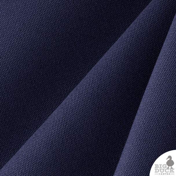 #8/60" cotton canvas fabric / 18oz Heavyweight cotton duck fabric - Navy Blue