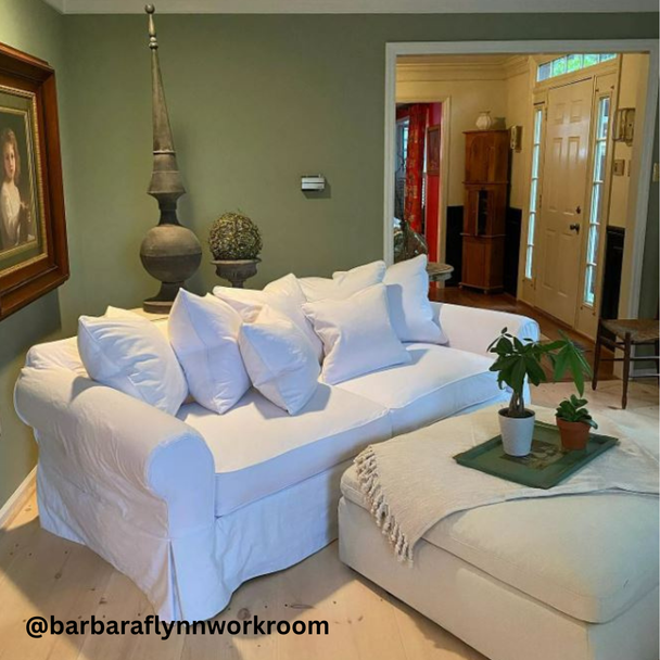 White canvas Slipcover -preshrunk fabric White canvas Slipcover -preshrunk fabric