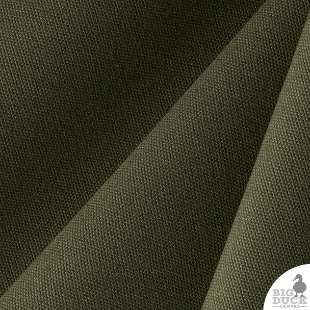 Olive canvas fabric - Heavyweight canvas - military canvas - Cotton duck cloth olive drab - 18 oz. 