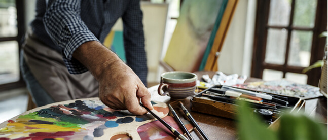Man Painting