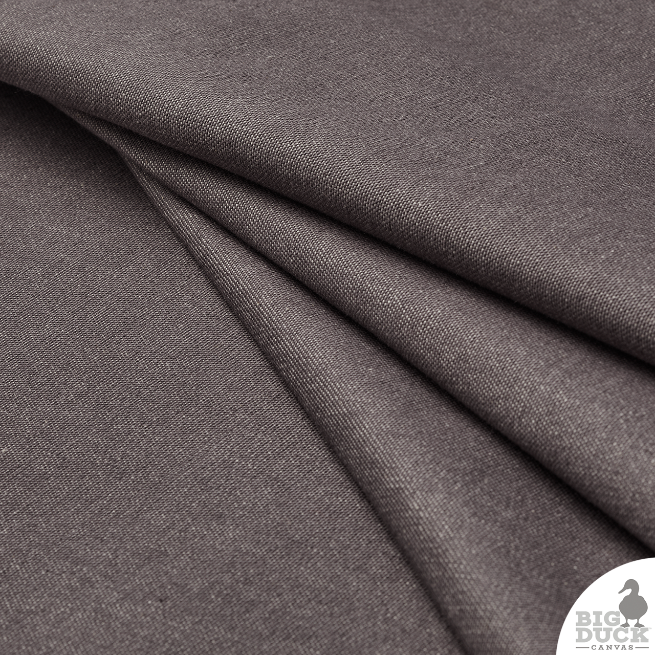 100% Polyester 8 OZ Grey Waxed Canvas Fabric Durable Environment Friendly