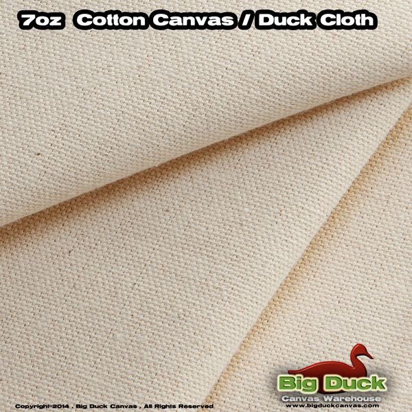 24 oz Cotton Duck Canvas Fabric By The Yard