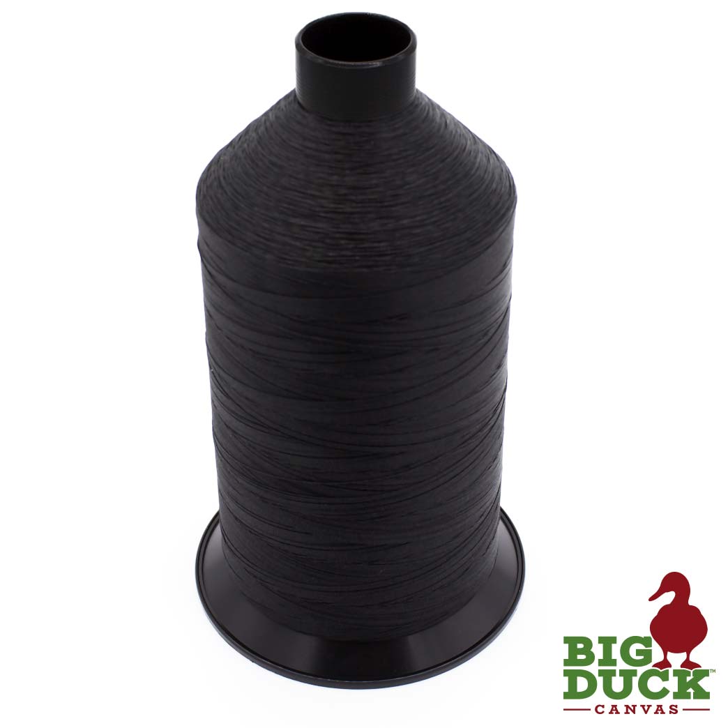Bonded Nylon Thread - 25 Colors- 1500M - #69 - Color Black Heavy
