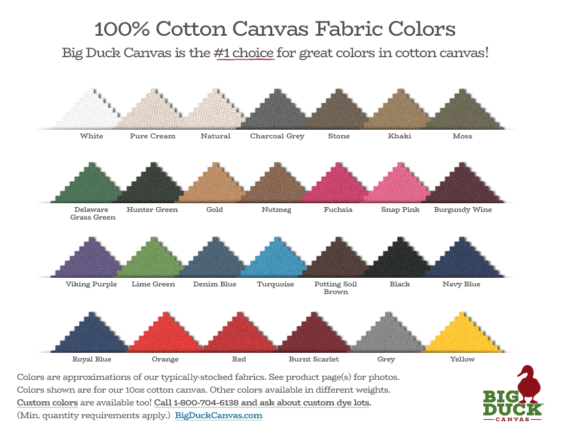 Cloth Colour Chart