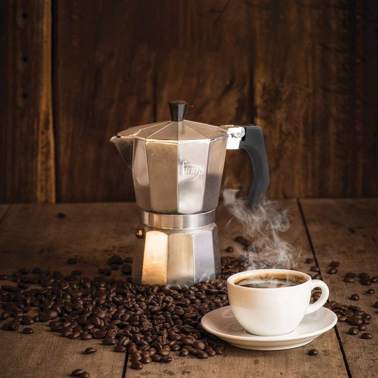 Fino Stovetop Espresso Coffee Maker 6 Cup - Prestogeorge Coffee & Tea