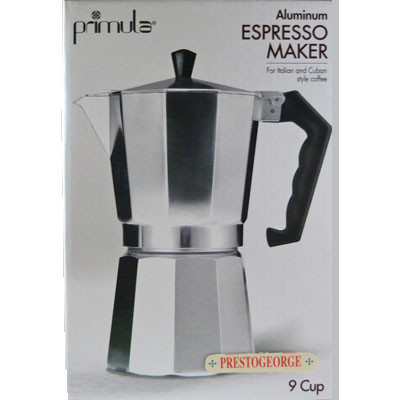 Stovetop Espresso Coffee Maker 9 Cup 