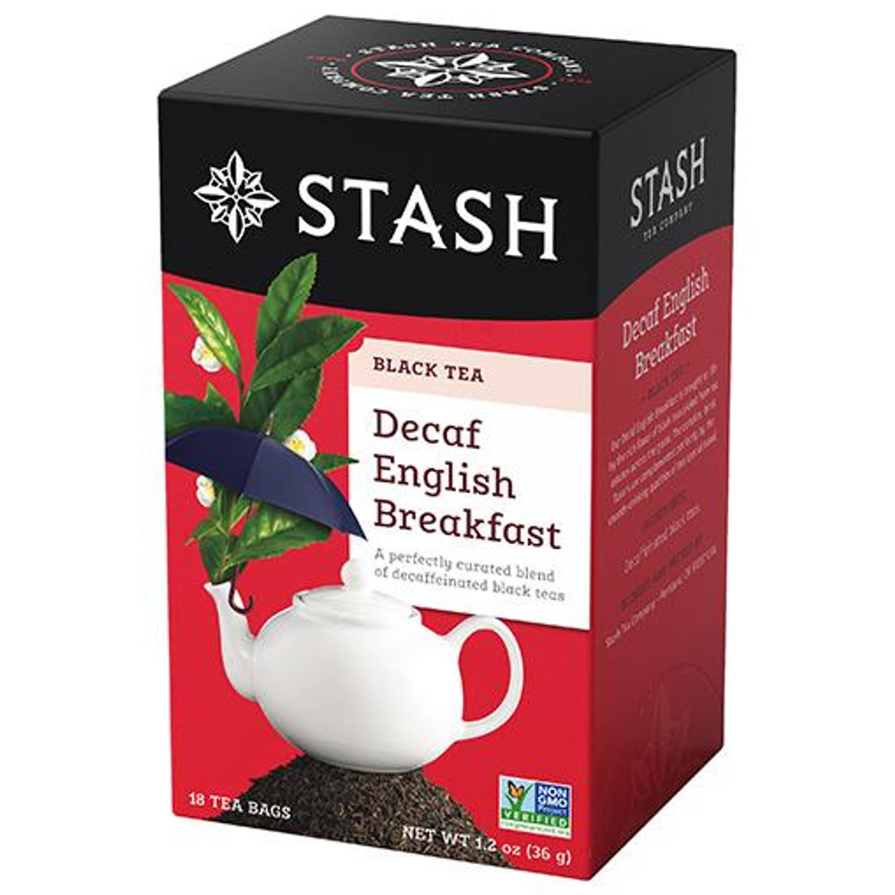 Stash Decaf English Breakfast Tea Bags 18ct. - Prestogeorge Coffee & Tea