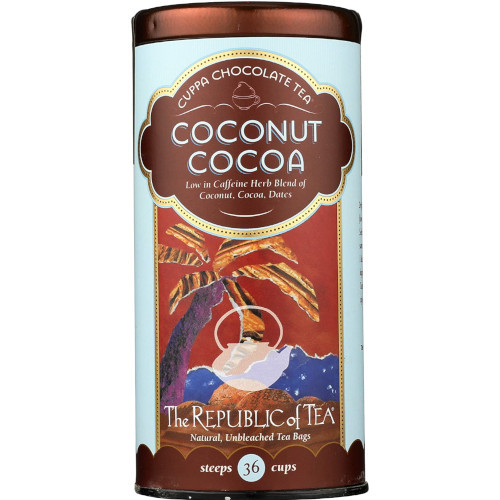 Republic Coconut Cocoa Cuppa Chocolate Tea Bags 36ct