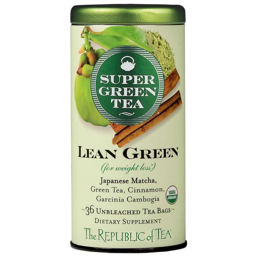 Republic Organic Lean Green SuperGreen Tea Bags 36ct