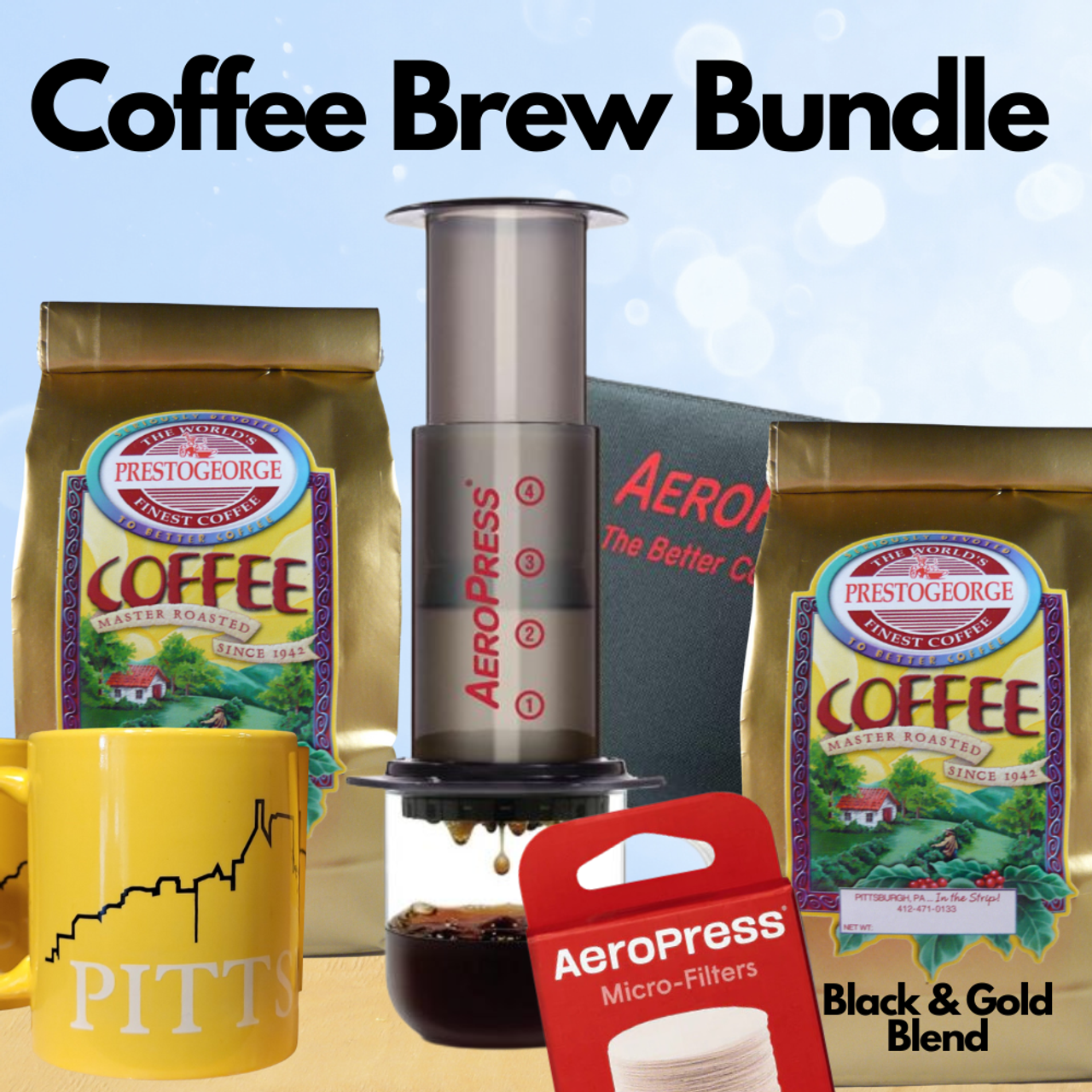 Gift Bundle: Aeropress Go, Mug, and Bag