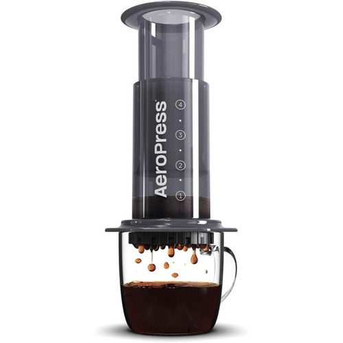 AeroPress Clear Coffee Maker- Blue