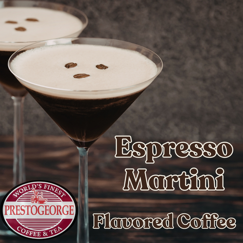 Espresso Martini flavored coffee at Prestogeorge in Pittsburgh