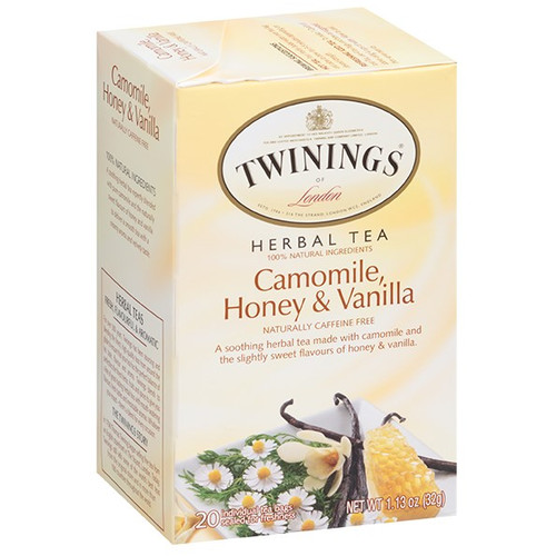 Twinings Camomile, Honey & Vanilla Herbal Tea Bags 20ct.