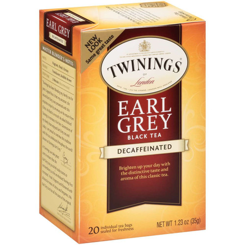 Twinings Decaf Earl Grey Tea Bags 20ct.