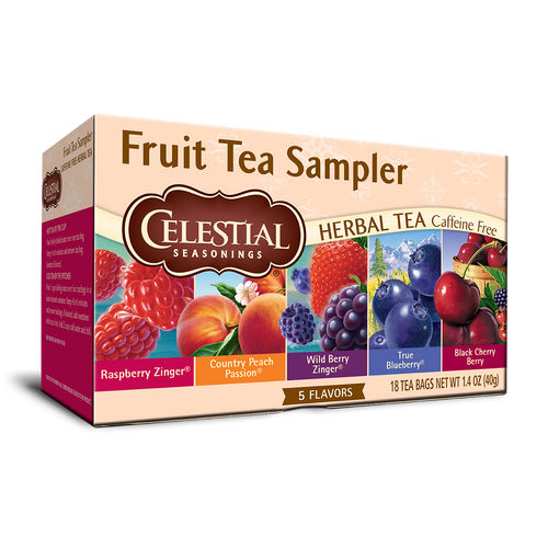 Celestial Seasonings Fruit Tea Sampler Tea Bags 18ct.