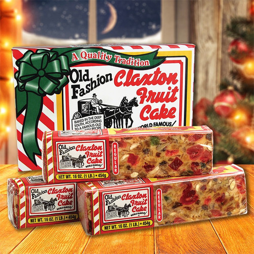 Claxton Fruit Cake 3LB Box